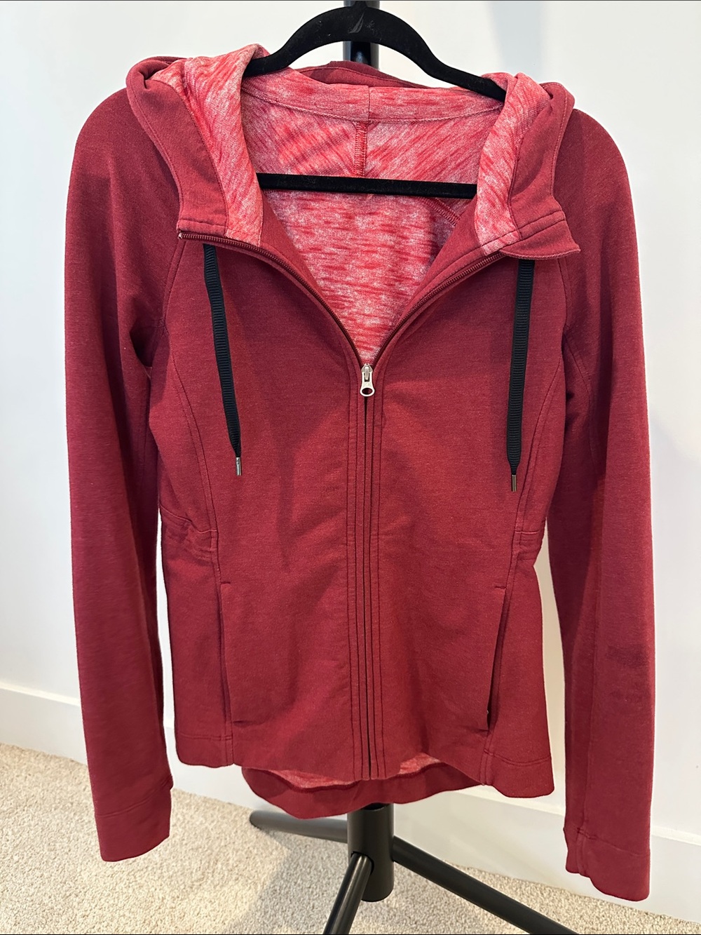 lululemon athletica Women's Red Zip-Up Utility Hoodie